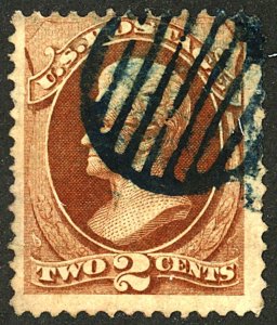 U.S. #135 USED CREASES