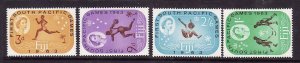 Fiji-Sc#199-202- id9-unused NH set-Sports-Pacific Games-1963-