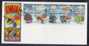 New Zealand Scott 1218a FDC - Kiwiana Stamp Bkl. Issues
