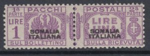 ITALY SOMALIA Pacchi n.60 cv 2650$  MNH**  SUPER RARE