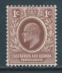 East Africa & Uganda Prot. #31 NH 1c King Edward VII - Wmk. 3