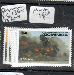 DOMINICA SC 1368, 1370-1374  MNH         P0326B H