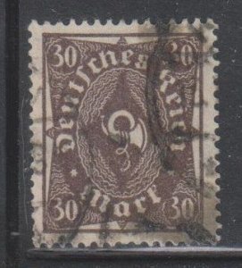 Germany,  30m Posthorn (SC# 192) Used