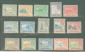 St. Kitts-Nevis 120-34 Mint VF H