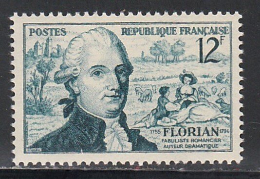 France # 765, Jean de Florian, Mint Light Hinged,