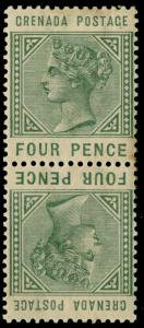 GRENADA SG33a, 4d greyish slate, LH MINT. Cat £35.