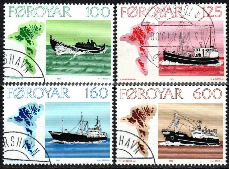 Faroe Islands #24-7  F-VF Used CV $6.15 (X5636)