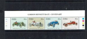 Ireland: 2003 Centenary of Gordon Bennett Race in Ireland, MNH set.