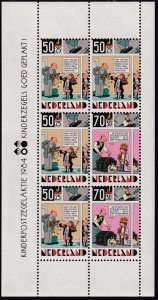 Sc# B610a Netherlands Comic Strips mini sheet MNH CV $4.00 