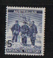 Australian Antarctic Territory L6 Used  1961 5d Shackleton