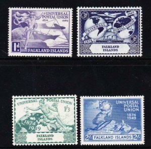 Album Treasures Falkland Islands Scott # 103-106 UPU Mint LH