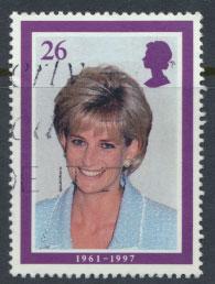 Great Britain SG 2022 Used    - Diana Princess of Wales 