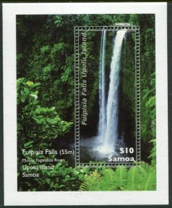 Samoa 1140,1141 sheet,MNH. Fuipisia Falls,2013. 