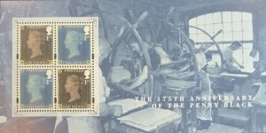 GREAT BRITAIN MINIATURE SHEET 2015 PENNY BLACK 175TH ANNICERSARY  SGMS3710  MNH