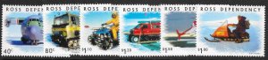 ROSS DEPENDENCY SG66/71 2000 ANTARCTIC TRANSPORT MNH (r)