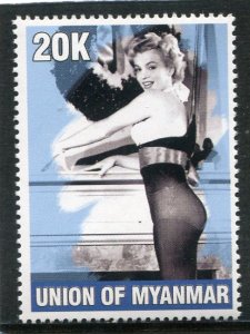 Union of Myanmar 2002 MARILYN MONROE 1 value Perforated Mint (NH)