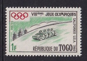 Togo   #371  MNH  1960 Olympic Games California 1fr