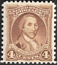 U.S.#709 Washington Bicentennial 4c Single, MNH. 'F+' #1