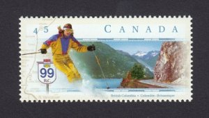 jq. British Columbia Sea to Sky = SCENIC HIGHWAYS Canada 1997 #1650 MNH