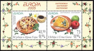 Serbia Sc# 298 MNH Souvenir Sheet 2004 Europa