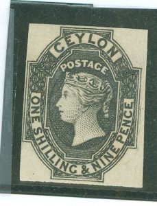 Ceylon #12P Unused