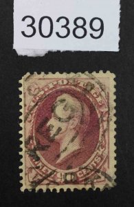 US STAMPS #166 USED LOT #30389