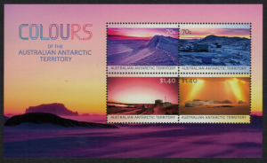 2015 Australian Antarctic Territory Colours of the AAT Miniature Sheet MNH