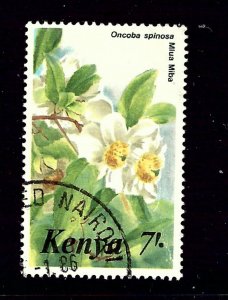 Kenya 354 Used 1985 Flowers