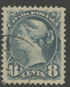 Canada 44a used tiny pinhole (2111 21)