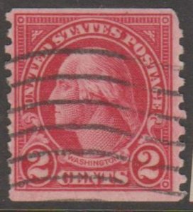 U.S. Scott #599a Washington Stamp - Used Single - IND