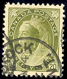 Canada #84 Used XF    - Lakeshore P...