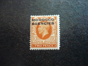 Stamps-British Office in Morocco-Scott#74-Mint Hinged Part Set of 1 Stamp