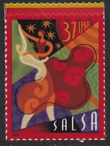 US #3940 mnh. Let's Dance Salsa.  Nice.