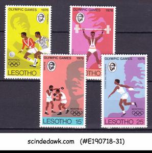 LESOTHO - 1976 OLYMPIC GAMES, MONTREAL - 4V - MNH