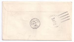 1933 Canada First Flight Cover Beauval to Green Lake FFC