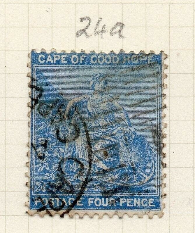 Cape of Good Hope 1864 Early Issue Fine Used 4d. 284438