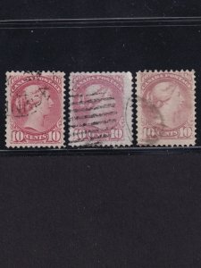 Canada, Scott 45, Used, Shades