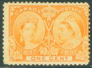 CANADA Scott 51 MH*  Jubilee,s Queen Victoria 1897 CV $20