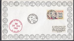 Canada - Aug 1969 Mont. & Toronto RPO Cover