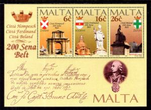 Malta 910a Souvenir Sheet MNH VF