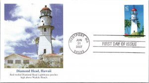 FDC 2007 SC #4146-4150 Fleetwood Cachet - Westport WA - Single - J1236