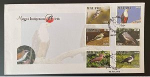 2018 Malawi FDC Mi. 974 - 979 Indigenous Birds Birds Birds Wildlife-