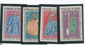 Senegal #261-264 Native Attire (U) CV $1.00