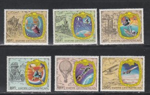 Central Africa  # 333-336, C191-192. Century of Progress. Mint NH 1/2 Cat.