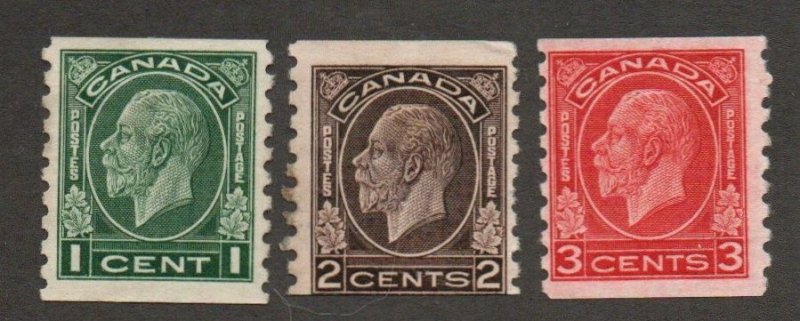 Canada 205-207 Set Mint no gum