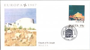 Malta, Worldwide First Day Cover, Europa, Art