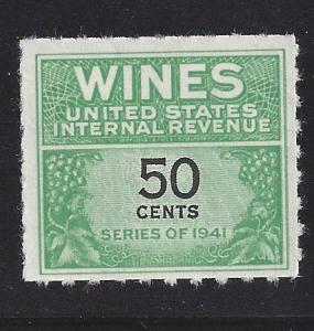 US Revenues Wine re139, 50-cent value, MNH