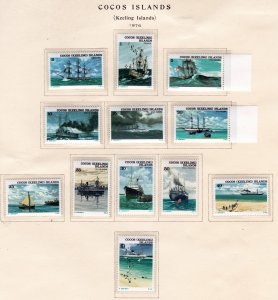 Cocos Islands set     20 - 31           MNH OG