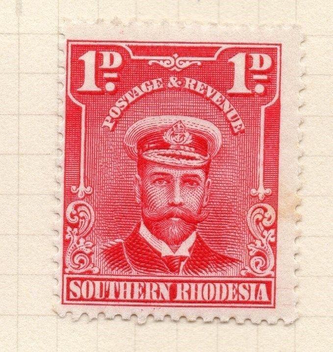 Southern Rhodesia 1924 Admiral Issue Mint Hinged 1d. 294114