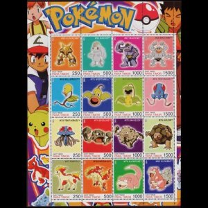 TIMOR 2001 - Sheet-Pokemon NH